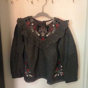 Zara girl blouse size 3/4